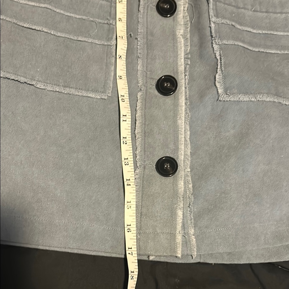 Honey Belle Blue A-Line Mini Skirt Casual - Picture 6 of 6